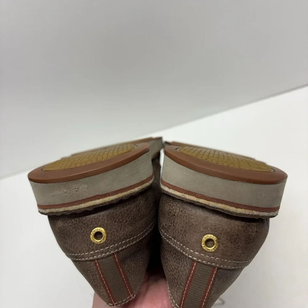 Sperry Gold Cup Men's 12M Brown Leather Plain Toe Oxford Dress Casual Shoes